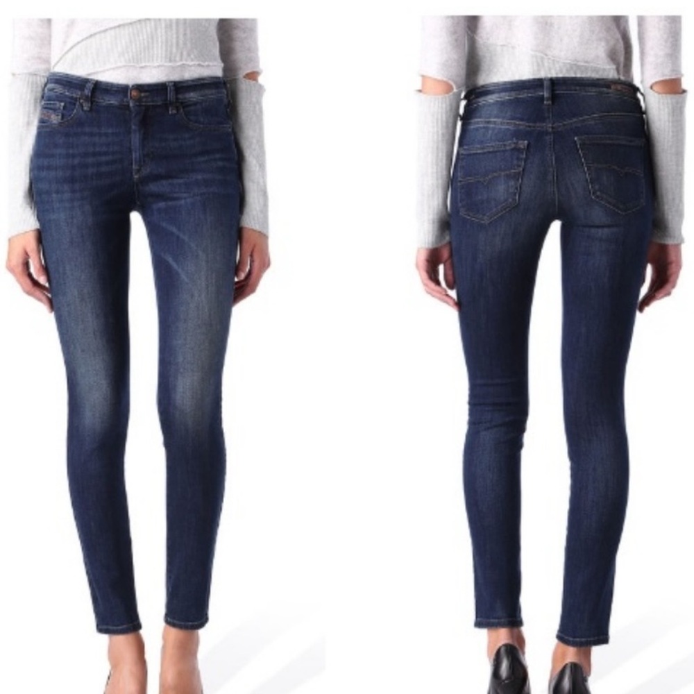 DIESEL Dark Wash Doris 0832K Super Skinny Jeans. Size Women’s W 27 L 32 - Picture 3 of 16